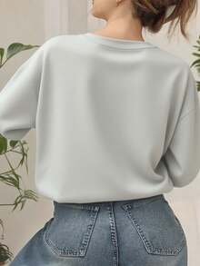 Madoka Kaname Sweatshirt Magical Girl Madoka Magica Kawaii Sweatshirt All Size (2)_46_t1 - 淺灰色 - 查看 5