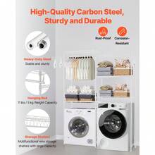 Clothes Drying Racks - 2 Райхен, 5 Эбенен (ohne Steckdosenleiste), Weißer Ständer - Посмотреть 6