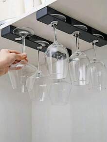 1pc/2pcs Heat-Resistant Practical Glass Cup Display Holder, Wall-Mounted Hanging Glass Cup Thick Bracket For Home Use - Multicolor - View 4