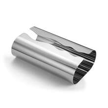 1pc Creative Curved Tissue Box, Stainless Steel Material With Elegant Mirror Effect, Home Decor, Bathroom Vanity/Bedside Table/Office Desk Decoration, Desktop Home Decor And Storage, Napkin Holder, Holiday Family Gathering, Kitchen Dining Table Decoration, Suitable For Home Kitchen Bedroom Living Room Dining Room - Multicolor - View 11