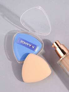 MAANGE 4pcs Triangle Makeup Sponges, Wet Type, Soft & Skin-Friendly, Convenient For Travel, Ideal Cosmetic Tool,Giveaways,Travel,Cheap Stuff,Travel Essential - Blue - View 10