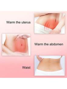 2026 Upgraded Menstrual Heating Pad Smart Uterus Warmer Belt, Relief Waist Cramps Vibrating Abdomina Wassager Uterus Warmer Waist Massager, Winter & Women Girlfriend Wife Gift - 粉色 - 查看 5