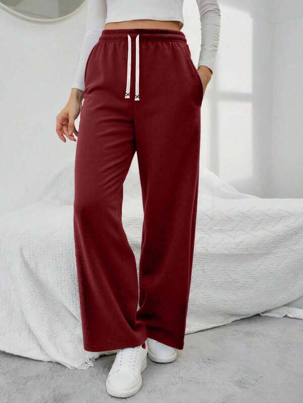 女士户外长裤，保暖内衬，防风，直筒裤型，抽绳腰带设计，适合寒冷冬季穿着