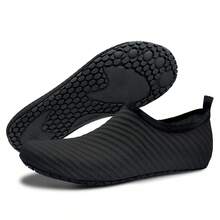 Giày đi nước unisex dành cho người lớn, giày đi suối, giày đi biển, giày khiêu vũ, giày chạy bộ, giày thể dục, giày thể thao dưới nước, thích hợp cho trong nhà và ngoài trời, vớ yoga khô và ướt, nhẹ và thoáng khí. - màu đen - Xem 7