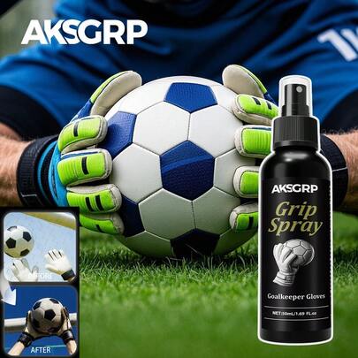 Goalkeeper Glove Cleaning Spray, Adhesive Remover & Anti-Slip Protector For Goalkeeper Gloves