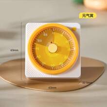 1个厨房计时器，学生时间管理工具，儿童青少年学习提醒器，新款厨房计时器 - 彩色 - 查看 8