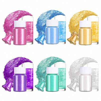 Edible Gold Powder, Suitable For Mousse Cakes, Candies, Macarons, Chocolate Baking Cakes Decoration, Birthday Or Wedding Party DIY Pearl Powder, Cake Decoration Glitter Candles, Liquid Silicone Mold Decoration