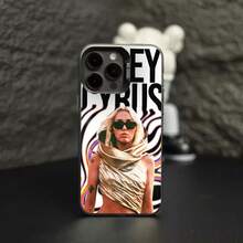 Funda de teléfono Singer M-Miley C-Cyrus para Phone17 Promax 16 Promax/16 Plus/16 Pro/16, 15/14/13/12/11 Cubierta Protectora de Color IMD - z7 - Ver 4