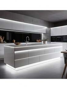 39.37-787.4 Inch White LED Strip Light, USB Powered + 501 Button, Home Decor, Holiday, Birthday, Party Decoration Light