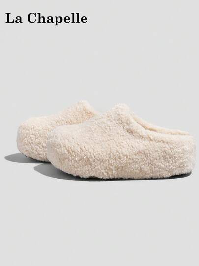 1双 La Chapelle 女士休闲鞋，软底，保暖，低帮运动鞋，平底户外通勤鞋，圆头，低跟，纯色，优雅软底，适合学生、毕业照等场合，平底鞋，女士低帮保暖皮鞋