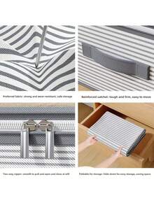 Bolsa de Armazenamento de Roupas Multicamadas com Janela Transparente, para Guarda-Roupa, Debaixo da Cama, Viagem - Moda Feminina, Quarto, Casa - Design Moderno Elegante, Organizador de Roupas