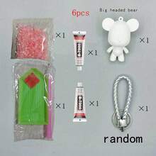 مجموعة DIY يدوية لصنع دب شرس مرصع بالراين ستون، حرفة إبداعية DIY، مجموعة سلسلة مفاتيح DIY. تشمل ألماس بألوان مختلفة، سهل التشغيل. مناسب لتزيين الحقائب، الحقائب الظهرية، سلاسل الهواتف وسلاسل المفاتيح. مثالي كهدايا للعطلات، هدايا عيد الميلاد، هدايا الحفلات وحشوات جوارب عيد الميلاد.