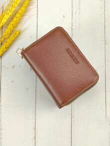 1pc Multi-Card Slot Card Holder Wallet, Zipper Card Case Organizer For Women And Men - Multicolor - View 6