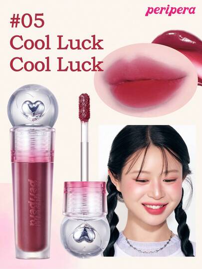 Peripera 保湿啫喱唇彩，唇釉，韩式唇彩，显色度高，持久显色，轻盈舒适，滋润保湿，自然光泽，持久舒适，不粘腻，适合戴口罩使用，不留白痕，韩妆，韩国化妆品