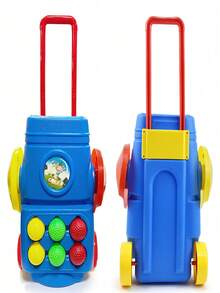 儿童高尔夫球杆套装，室内外运动训练，便携式可伸缩手推车箱，亲子互动，男孩女孩休闲娱乐竞技益智运动玩具，圣诞礼物