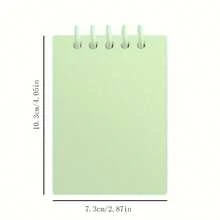 4 Random Colors, 1 Portable A7 Pocket Notebook, 160 Pages | Flip-Style Mini Diary Notebook, Suitable For Classroom, English Vocabulary, Accounting, And Planning Office & Study Supplies