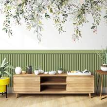 Olive Green Floral Adhesive Wallpaper - 橄欖綠 - 查看 7