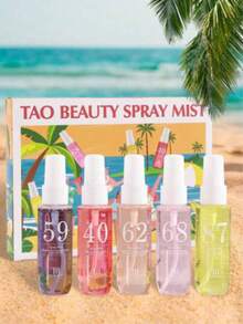 5 pezzi Spray aromaterapico brasiliano da 40ml (con confezione regalo), edizione limitata, profumatore d'ambiente per interni ed esterni. Balsamo profumato solido che può essere applicato sul corpo per coprire i cattivi odori. Con profumi a più strati, regala un piacere assoluto ed emette continuamente un aroma naturale, fresco e affascinante.