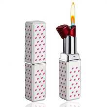 ALipstick Design Novelty Lighter, Valentine's Day Holiday Gift For Girlfriends, Girls' Favorite, No Gas - White - View 10
