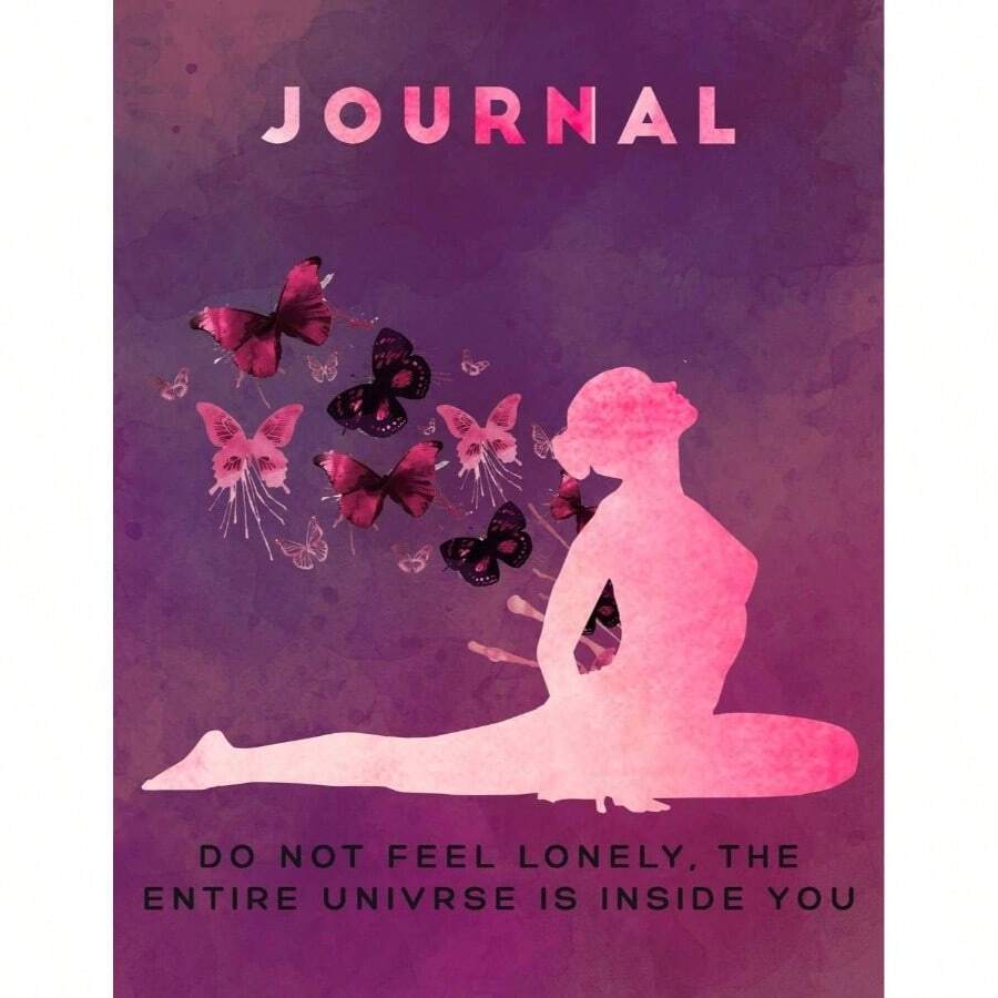 Yoga Journal: Don'' feel lonely, entire universe inside you! Yoga lifestyle - inicial - Ver 1