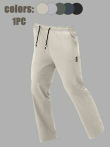 Quần nỉ nam dày dặn, ấm áp và thoải mái, thích hợp cho mùa thu/đông, có túi, kiểu dáng thường ngày, giữ ấm và chống lạnh. Quần thể thao & giải trí, quần dài ấm áp. - Rượu sâm banh - Xem 5