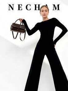 1pc Minimalist Handbag, Small Square Bag, Fashion Commuter Vintage Shoulder Bag For Women - Coffee - View 7