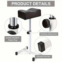 Pedicure Manicure Footrest, Foot Massage Manicure Nail Beauty Stool Stand, Adjustable Height Footstool For Home Beauty Salon Spa Tattoo (Black) - Hồng - Xem 5