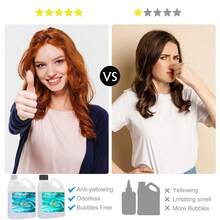 1000ml/5000ml/250ml 环氧树脂套装，1:1 AB 水晶透明升级树脂和硬化剂，用于铸造涂层、台面、桌面、工艺品 DIY 珠宝 - 多重規格 - 查看 6