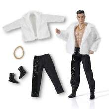 35厘米超模男娃娃，收藏娃娃，青少年人偶，时尚模特，白皙肤色，深色肤色，小麦色肤色，休闲及商务风格 - 彩色 - 查看 7