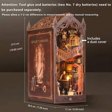 1 Set Of Wooden DIY Sky Garden Toy House Kit, Mini Model House Construction, Mini Greenhouse Model House Kit 1:24 Scale - With LED Lights, Home Decoration And Creative Gifts - Ideal Choice For Birthdays, Easter, Mother's Day,Valentine's Day And Other Holidays - Multicolor - View 16