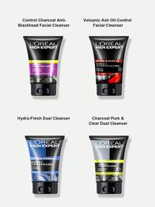 L'Oreal 巴黎欧莱雅男士专业炭净肤洁面啫喱，100毫升 - purple 100ml - 查看 10