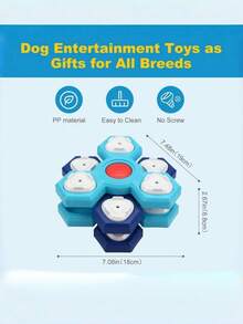 1pc New Multi-Layer Rotating Pet Interactive Toy Puzzle Feeder, Slow Feeder Rotating Tray Dog Food Training Toy - Multicolor - View 7