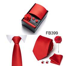 AlanKing 1 Set Handmade Solid Color Necktie Gift Box, Fashion Multi-Color Tie Suitable For Business Events, Weddings, Interviews, Work, An Ideal Gift Choice, Interview Attire, Business Elegant Matching, Fashionable Tie, Wedding Guest, Office Employee - Color Mixing - View 9