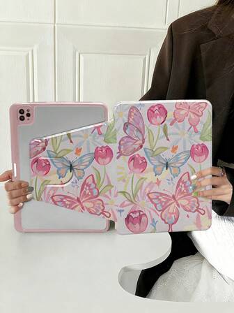 1 Pc Folio Table Case With Pen Holder Compatible With IPad 10.9/10.2/ Air 5th Gen/Pro11/10th/9.7/Air 2/IPad (7th Gen)/ IPad (8th Gen)/IPad Air 4/5/IPad Pro 11/IPad 10th Generation 10.9-Inch 2022 Smart Case/IPad Air 13(M3 2025)/IPad Air 11(M3 2025)/IPad Air 11(M3 2025)/IPad 11(A16 2025), WithS7/S8/S9/S6/S7+/S8+/S7FE/A7/A8/A9+ Auto Sleep/Wake Function,Back-To-School Season, Valentine's Day, New Year GiftsChristmas