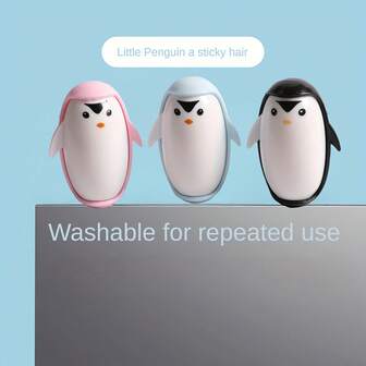 1 Paquete de Rodillo de Pelusa Reutilizable - Removedor de Pelo Manual con Fuerte Adhesión, Diseño Portátil y Lindo para Ropa y Eliminación de Polvo | Lavable y Reutilizable, Herramienta Compacta para Quitar Pelusa de Telas