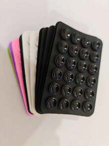 1/3/5/10pcs Square Silicone Suction Cup Phone Case Holder, 24pcs Large Silicone Cell Phone Suction Cups (10pcs Random Color)