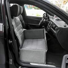 Car Pet Mat, Waterproof, Scratch-Resistant And Stain-Resistant, Pet Cushion For The Passenger Seat, Hair- And Scratch-Resistant, Thickened Oxford Fabric, Protective Cover For The Car Interior, Easy To Clean, Non-Slip Bottom, Dirt-Repellent Mat For Dogs And Cats, Suitable For All Seasons, Comfortable And Breathable, Durable Car Interior Accessory For Road Trips And Travel With Pets. - 彩色 - 查看 2