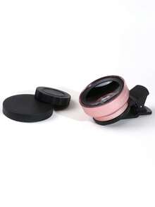 2026 2 In 1 Phone Wide Angle Macro Clip Lens Compatible With Iphone Android Phone For Summer Vacation, Travel, Creative Photography Phone Accessories, Phone Lens OBTZ - màu đen - Xem 7