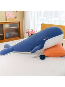 Molutian 2 Sizes (50/80cm) Plush Whale Doll, Realistic Soft Cute Animal Whale Pillow, Lovely Cushion, Creative Birthday Gift, Home Decor, Christmas Gift, Sea Monster, Cute Pillow, Plush Penguin Doll, Marine Plush Doll, Plush Penguin, Plush Whale Shark Doll - Multicolor - View 13