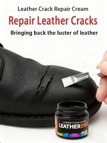 Leather Color Restoration Agent For Sofas, Leather Cleaning And Renewal Products Suitable For Furniture, Leather Jackets, Sofas And Boots, Leather Polish, Leather Scratch Repair Agent, Leather Renewal And Care Agent. Suitable For Sofas, Shoes And Home Furniture. An Excellent Gift For Friends And Family, Especially Suitable For Holidays And New Year (Random Shipment Of New And Old Models) - Black - View 3