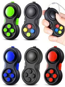 1 pieza Mini Almohadilla de masaje de yema de dedo Llavero sensorial Controlador de juego de yema de dedo Alivio de la presión de la yema de dedo para adultos Ansiedad y alivio del estrés, Llavero de coche, Colgante de bolso, Accesorio de llavero para hombres y mujeres, Llavero Fidget, Llavero calmante, Enfoque y relajación, Llavero extraíble, Regalo de cumpleaños, Regalo de fiesta, Regalo de vacaciones - Multicolor - Ver 4