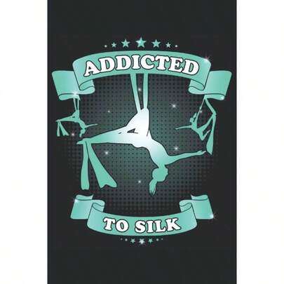 Schtig nach Seide - Acrobatic Gymnastic Aerialist Notebook: Das Notizbuch ist fr alle geeignet, die Seidengymnastik in der Luft machen und sich. 22x 15, Umschlag matt German Edition