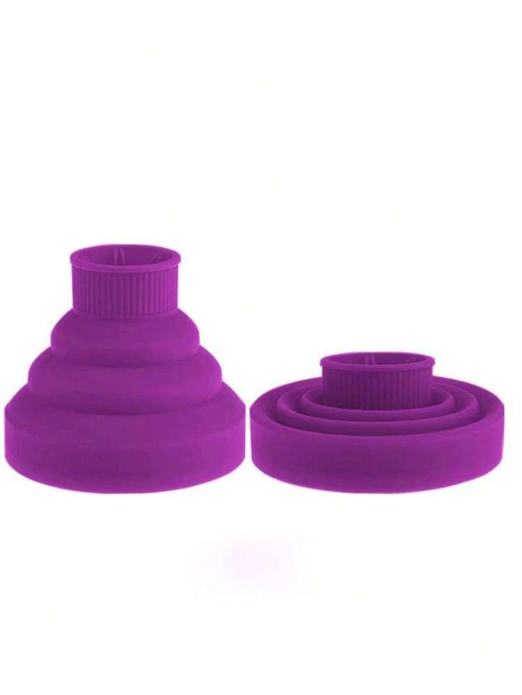 1 pieza Difusor plegable para secador de pelo, color negro, se ajusta a boquillas de secador de 1.575-1.968 pulgadas (4-5 cm), seca el cabello rápidamente y lo protege, herramienta esencial para el hogar y el salón, gran regalo - Negro - Añade 14