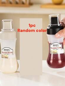 1个旋转调料架收纳盒，随机颜色塑料转盘储物托盘，适用于厨房、浴室和宿舍必备 - 非食品接触调料架，桌面化妆盒，公寓和大学宿舍必需品，多功能喷雾油瓶，防漏橄榄油喷雾瓶，高压喷雾瓶，厨房工具 - 彩色 - 查看 13