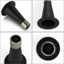Set Of 6 Bed Frame Risers - Replacement Feet To Prevent Sliding, Fits Standard Bed Foot - Default - View 5
