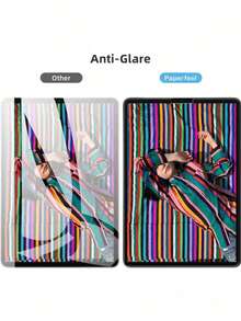 适用于 iPad 2024 / iPad 的 2 片装纸质触感屏幕保护膜，类纸质感，兼容 iPad 第 11 代 A16，高灵敏度软膜，兼容华为 MatePad Air，防眩光 - 2 Pieces - 查看 6