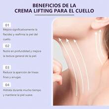 Crema para Cuello: 2PCS Crema Reafirmante Para El Cuello - Reduce las Arrugas y Líneas de Expresión, Reafirma y Levanta la Piel Flácida, Crema Hidratante para el Cuidado de la Piel (2) - 2 - Ver 4