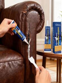 Homonth Leather Adhesive Glue, Precise Application For Car Leather Repair, Convenient To Use With Strong Adhesiveness, Easily Repair Damaged Leather!