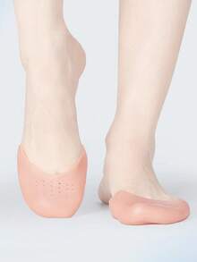 2 miếng đệm ngón chân múa ballet bằng silicon, bảo vệ ngón chân khi tập luyện và biểu diễn khiêu vũ - Màu be - Xem 6