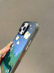 SNOOPY A Cartoon Animation  Dynamic Color Silver Shell Shockproof Tpu Material Phone Case Can Be Given As A Holiday Gift. It Is Applicable To Iphones. The New Model Is Suitable For IPhone13/14/15/16/17Pro Max Phone Cases - Multicolor - View 6